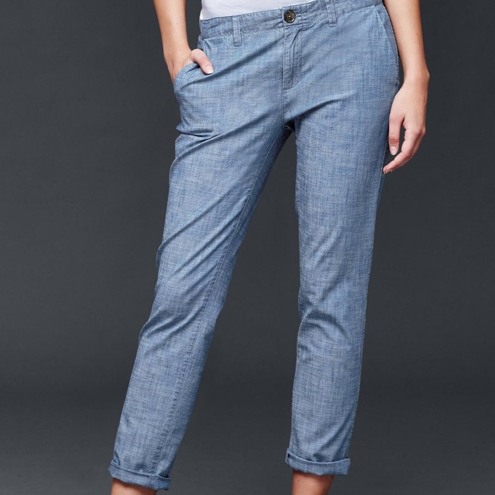 GAP- Straight Chambray jeans.